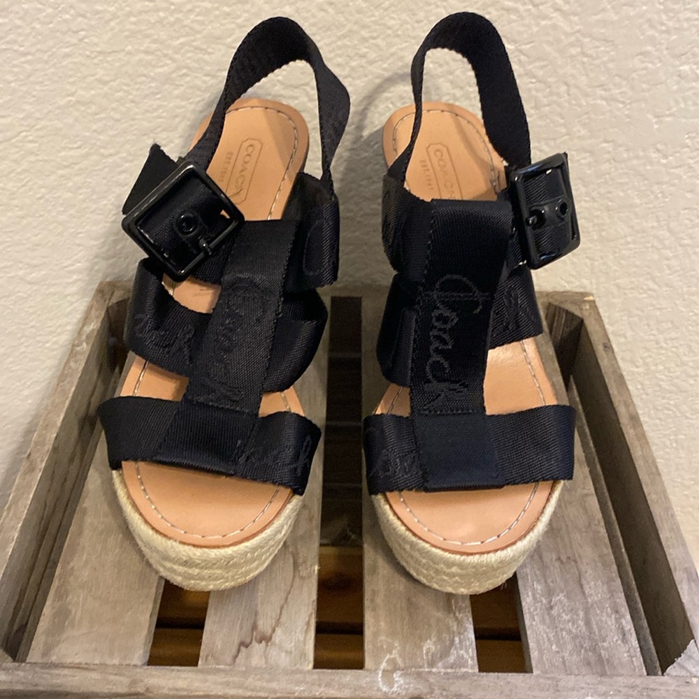 Coach Wedge Sandals
